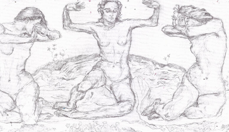 Mi versión de “Day” de Ferdinand Hodler